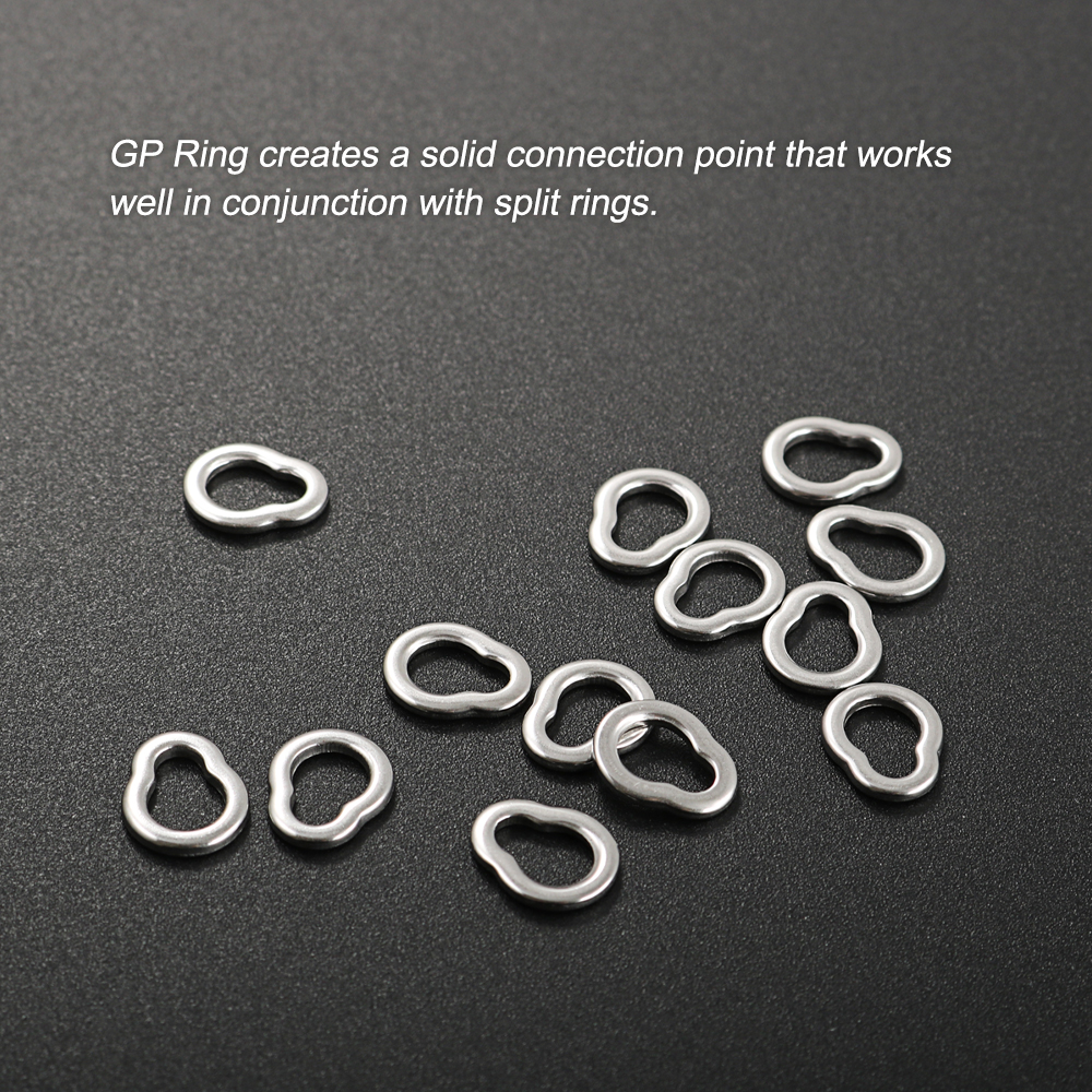 JIGGING PRO 15Pcs GP Solid Rin - Fishing Equipment Cheap 评论和价格