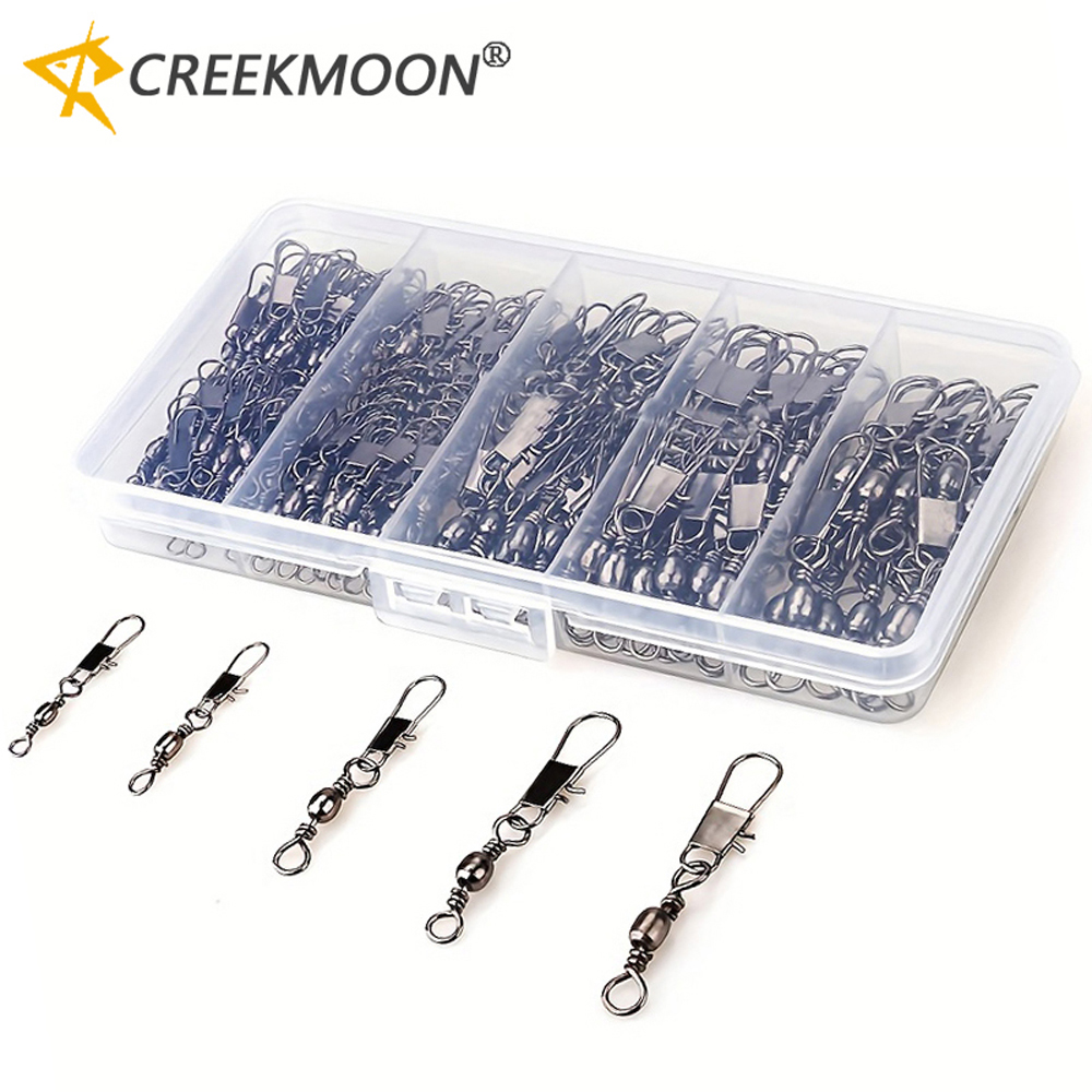 100Pcs/Lot 4#6#8#10#12# Swivel - Fishing Equipment Cheap 评论和价格