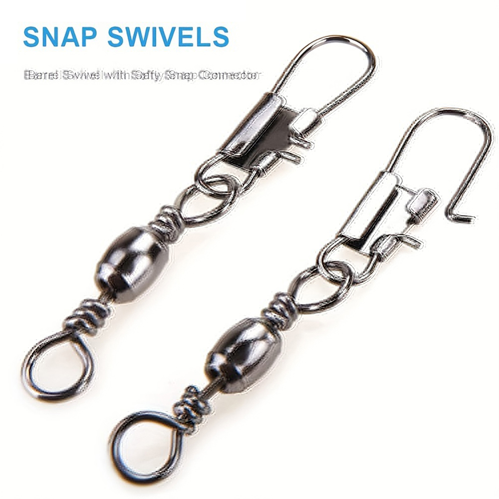 100Pcs/Lot 4#6#8#10#12# Swivel - Fishing Equipment Cheap 评论和价格
