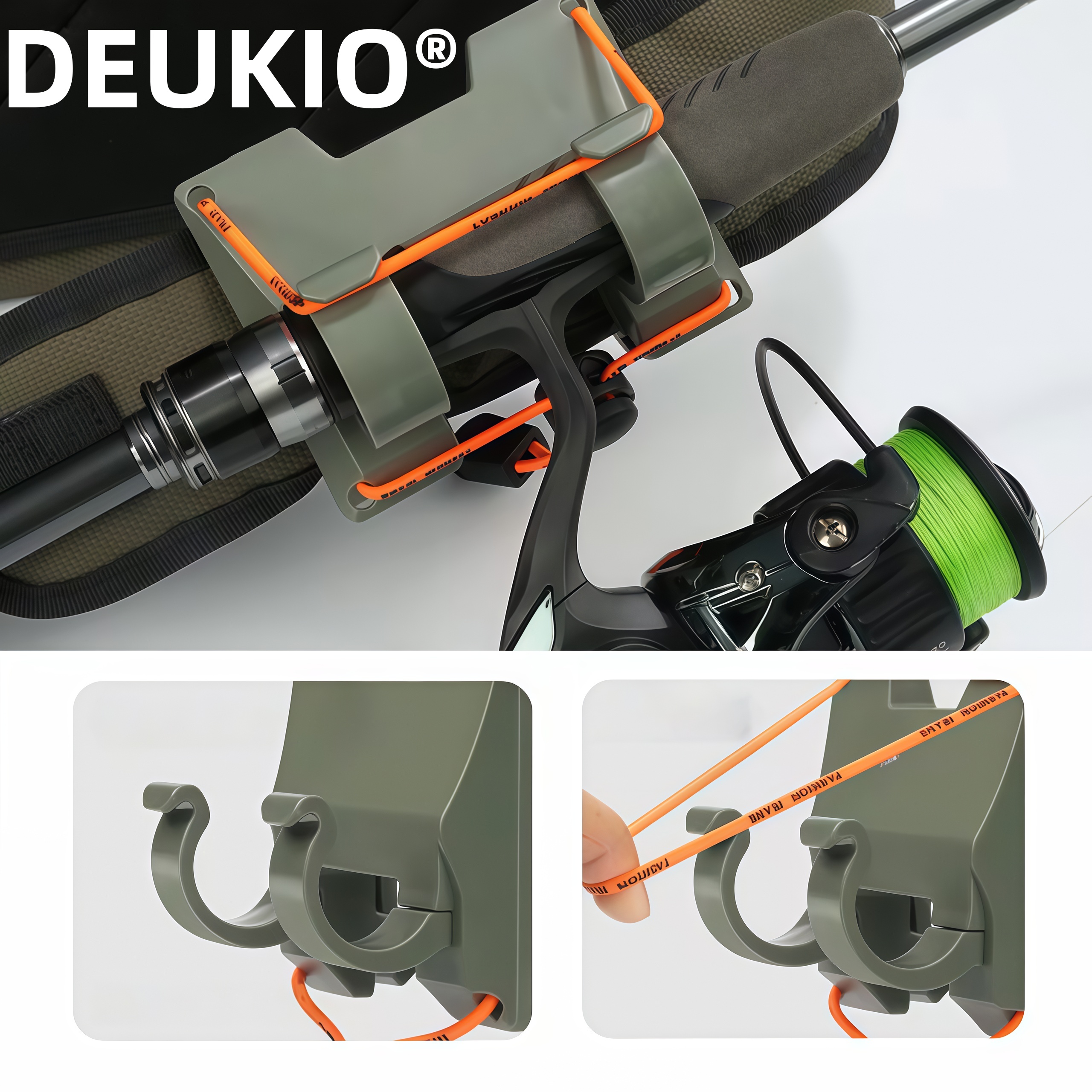 DEUKIO Outdoor Belt Clip Rod H - Spinning Reel 评论和价格