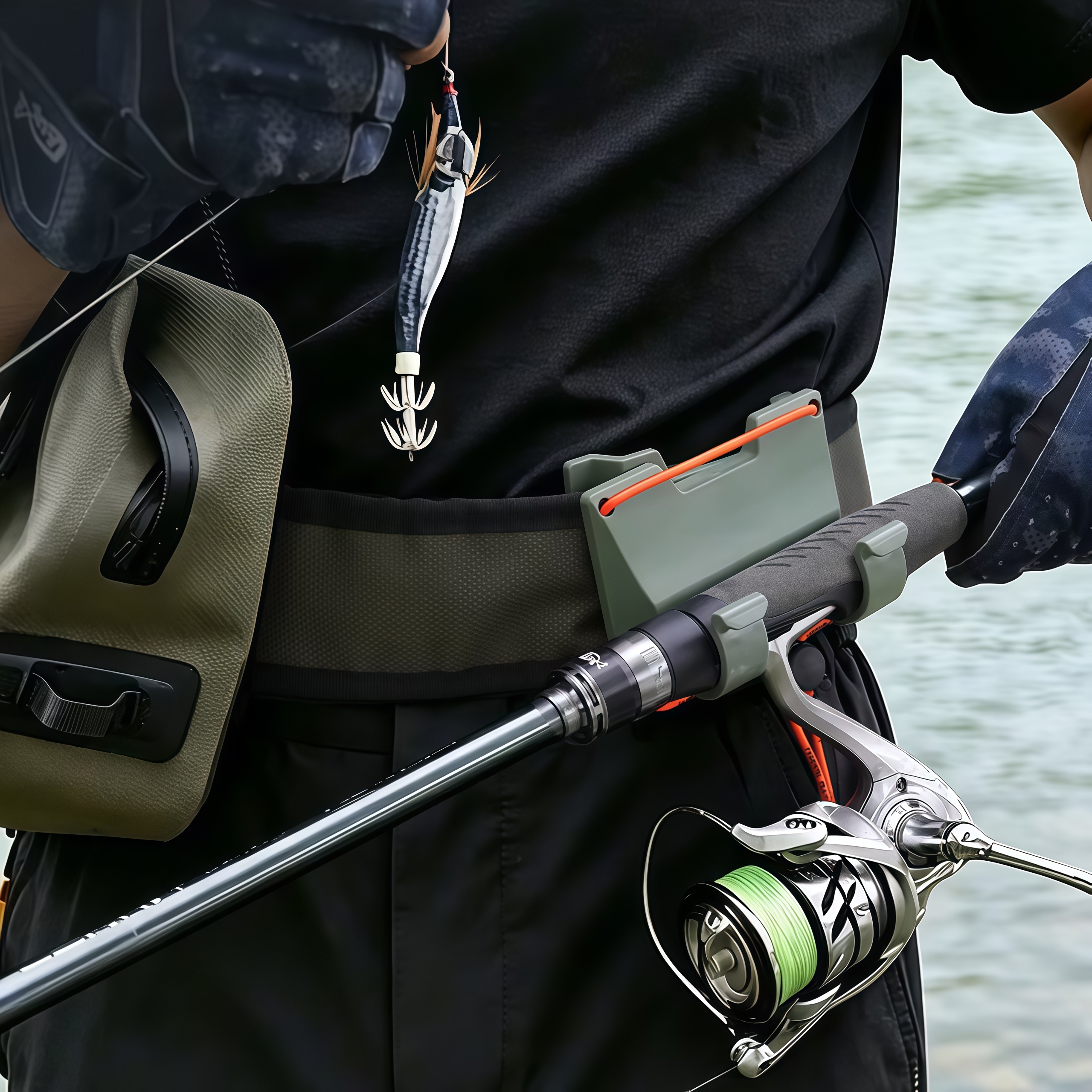 DEUKIO Outdoor Belt Clip Rod H - Spinning Reel 评论和价格