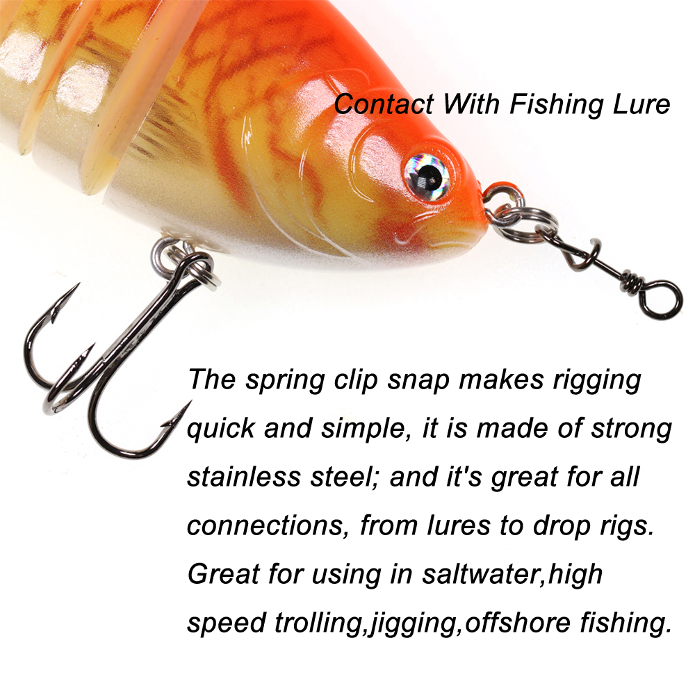 Bimoo 50pcs Stainless Steel Qu - Fishing Equipment Cheap 评论和价格