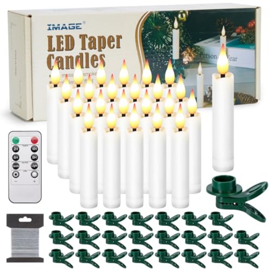 Pcs LED Taper Candles Light Se - Fishing Line 评论和价格