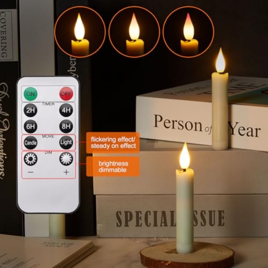 Pcs LED Taper Candles Light Se - Fishing Line 评论和价格