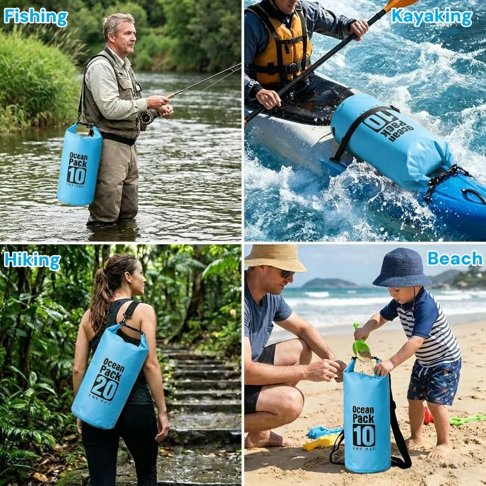 500D Waterproof Dry Bag Floati - Fishing Equipment Bag 评论和价格