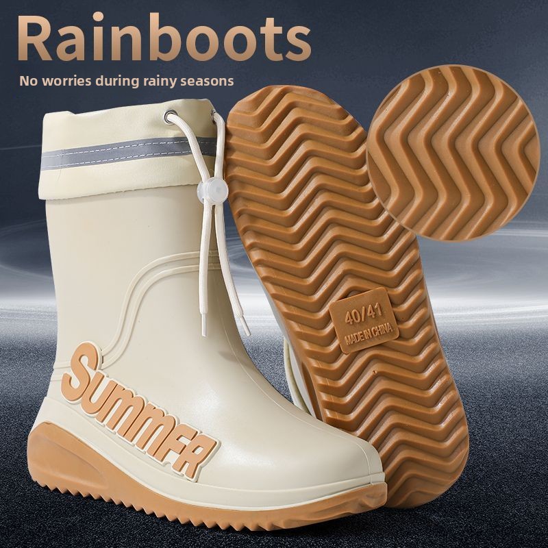 Men's Lined Mid-Calf Rain Boot - Fishing Line 评论和价格