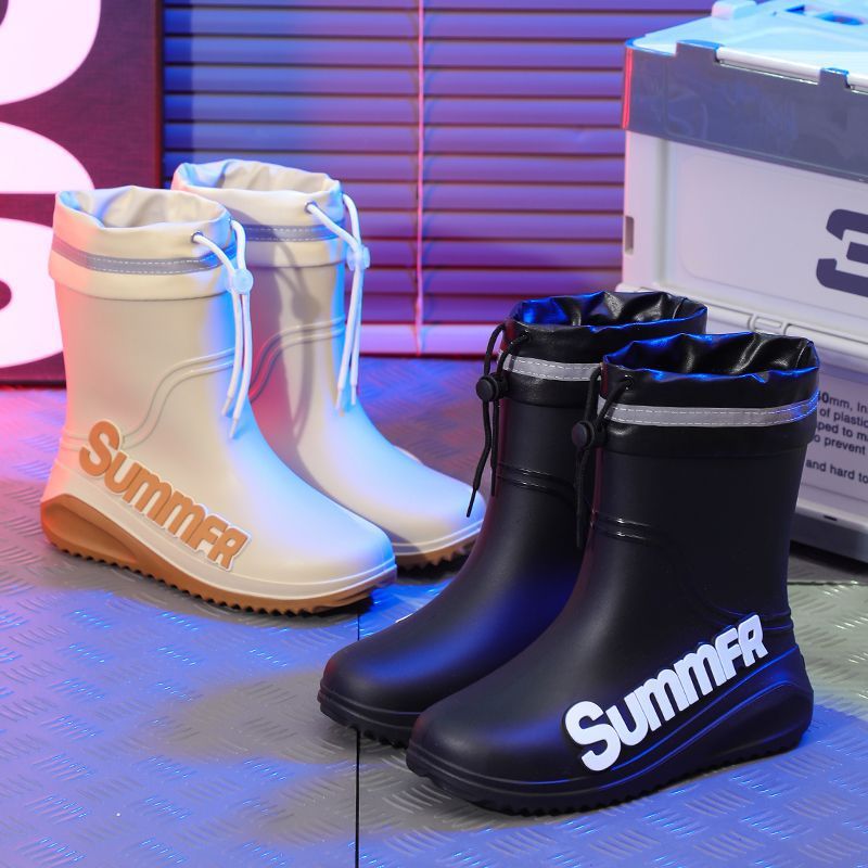 Men's Lined Mid-Calf Rain Boot - Fishing Line 评论和价格