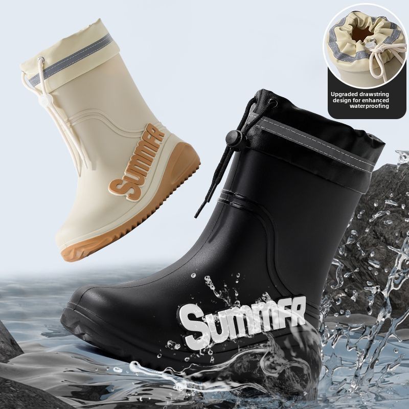 Men's Lined Mid-Calf Rain Boot - Fishing Line 评论和价格