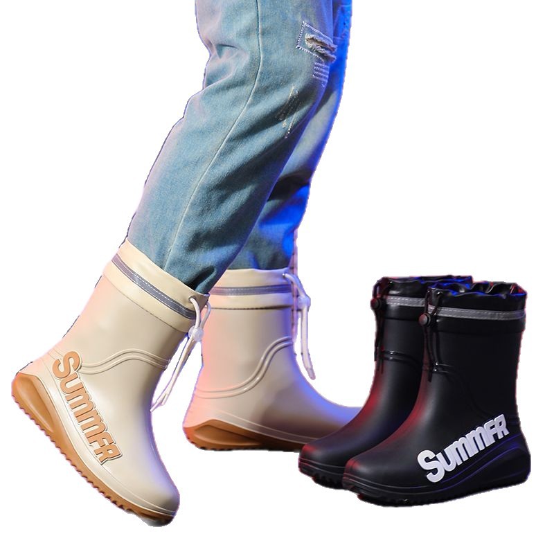 Men's Lined Mid-Calf Rain Boot - Fishing Line 评论和价格